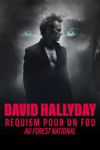 Poster for David Hallyday, Requiem pour un fou, au Forest National