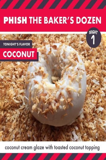 Poster for Phish: The Baker's Dozen: Night 1 - Coconut