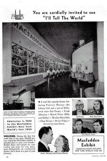 Poster for I'll Tell the World