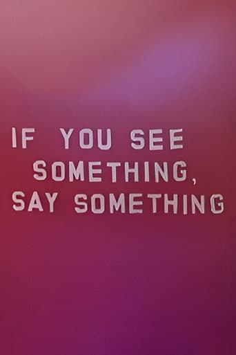 Poster for If You See Something, Say Something