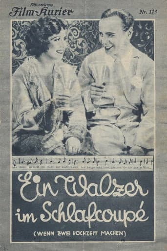 Poster for A waltz in the sleeping compartment