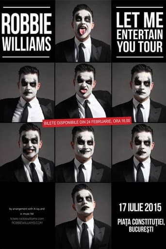 Poster for Robbie Williams live at Bucarest