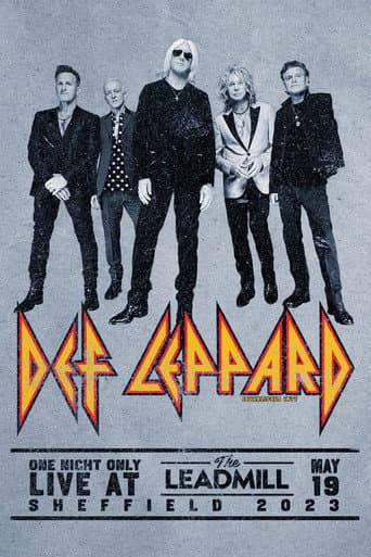 Poster for Def Leppard: One Night Only - Live At The Leadmill