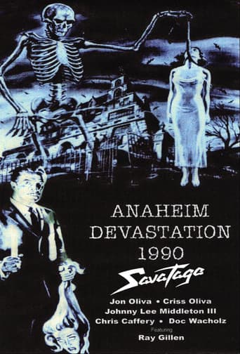 Poster for Savatage: Anaheim Devastation 1990