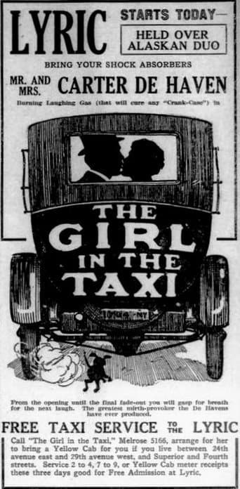 Poster for The Girl in the Taxi