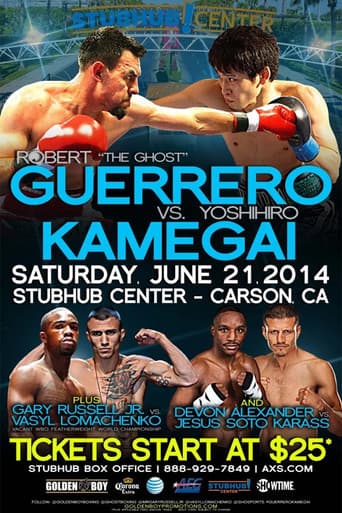 Poster for Robert Guerrero vs. Yoshihiro Kamegai