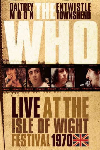 Poster for The Who:  Live at the Isle of Wight Festival 1970