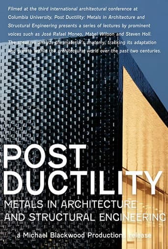 Poster for Post Ductility: Metals in Architecture and Structural Engineering