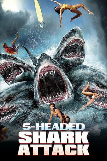 Poster for 5-Headed Shark Attack