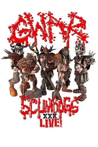 Poster for GWAR - Scumdogs XXX Live! The 30th Anniversary Reunion Show