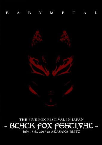 Poster for BABYMETAL THE FIVE FOX FESTIVAL IN JAPAN - BLACK FOX FESTIVAL