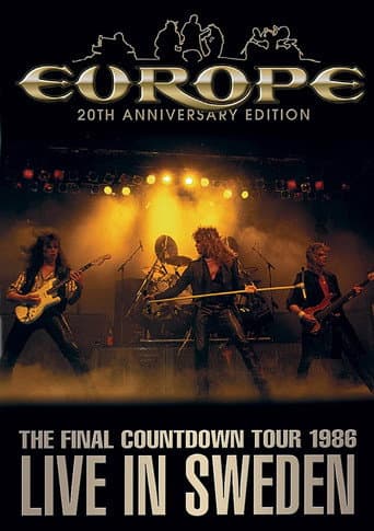 Poster for Europe: The Final Countdown Tour 1986: Live in Sweden – 20th Anniversary Edition