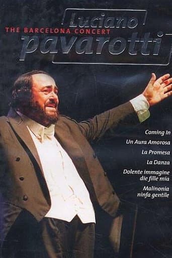 Poster for Luciano Pavarotti - The Barcelona Concert in 2002
