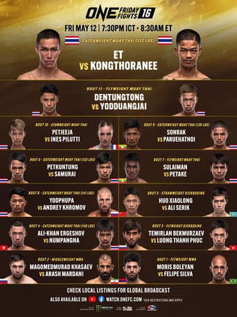 Poster for ONE Friday Fights 16: ET vs. Kongthoranee