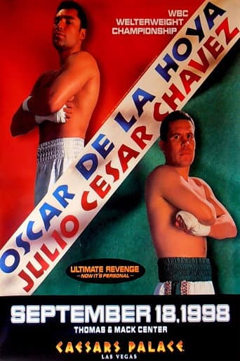 Poster for Oscar de la Hoya vs. Julio César Chávez II