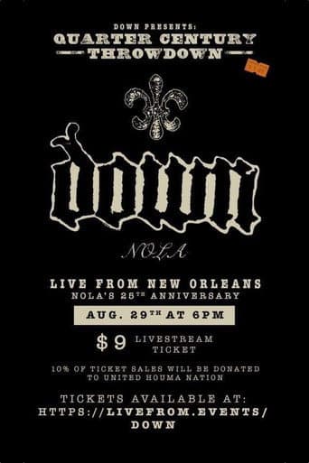 Poster for Down Presents: Quarter Century Throwdown Livestream