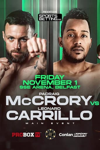 Poster for Padraig McCrory vs. Leonard Carrillo