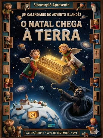 Poster for Jól á leið til jarðar