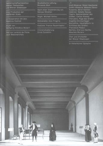 Poster for Le Nozze di Figaro