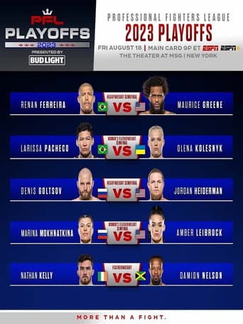 Poster for PFL 2023 #8: Playoffs - Ferreira vs. Greene