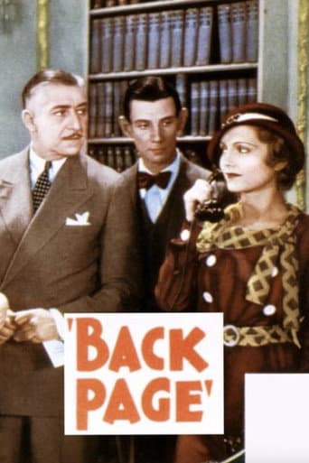 Poster for Back Page