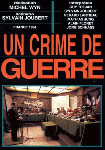 Poster for Un crime de guerre