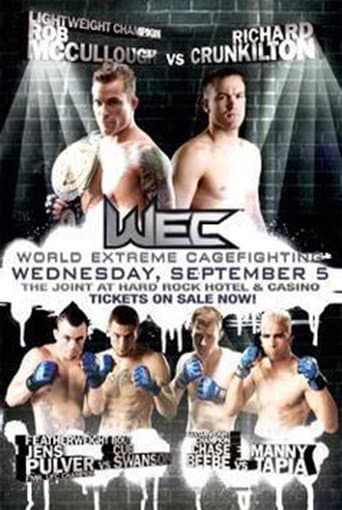 Poster for WEC 30: McCullough vs. Crunkilton