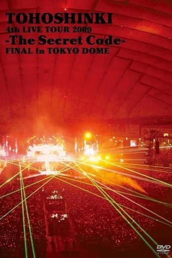 Poster for TOHOSHINKI 4th LIVE TOUR 2009 -The Secret Code- FINAL in TOKYO DOME