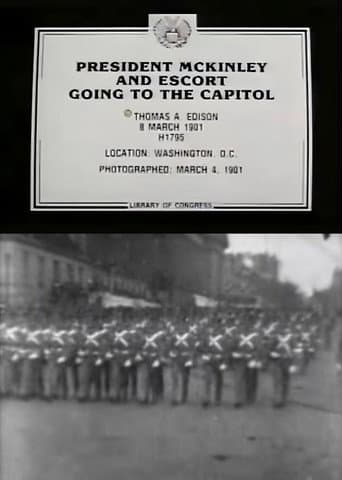 Poster for President McKinley and Escort Going to the Capitol
