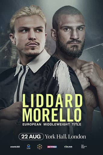 Poster for George Liddard vs. Dario Morello