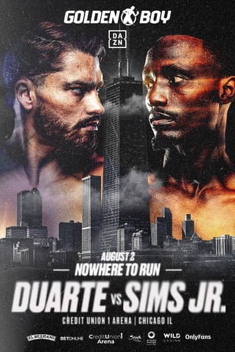 Poster for Oscar Duarte vs. Kenneth Sims Jr.