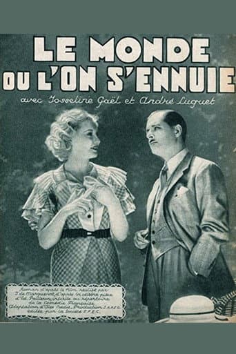 Poster for Le monde où l'on s'ennuie