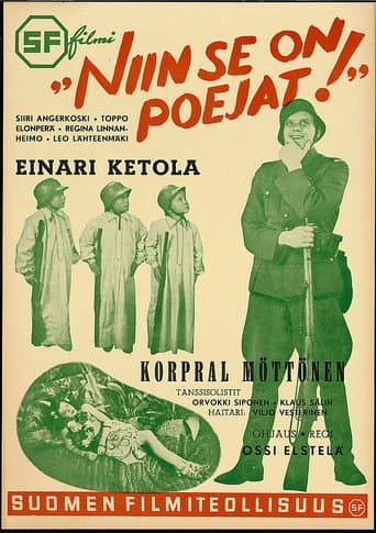 Poster for Niin se on, poijaat!