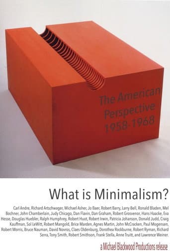 Poster for What is Minimalism? : The American Perspective 1958-1968