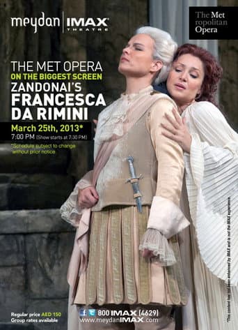 Poster for The Metropolitan Opera: Francesca da Rimini