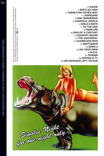Poster for Blur: The Singles Night - Live at Wembley Arena