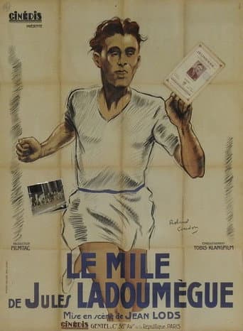Poster for Jules Ladoumègue's mile