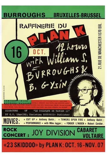 Poster for Joy Division: Plan K, Brussels 16th October, 1979