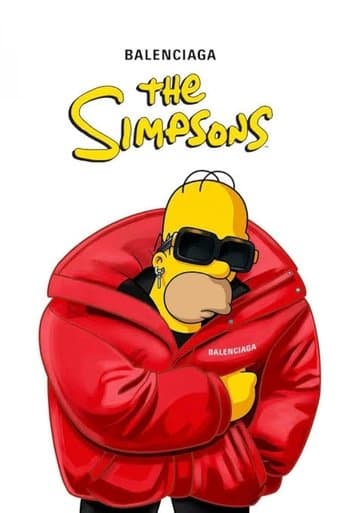 Poster for The Simpsons | Balenciaga