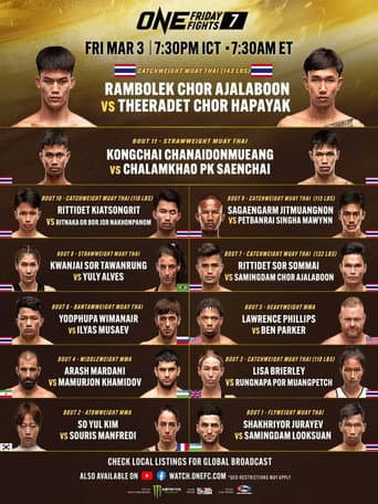 Poster for ONE Friday Fights 7: Rambolek vs. Theeradet