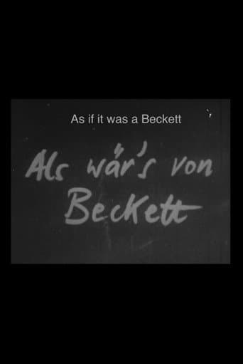 Poster for As if by Beckett