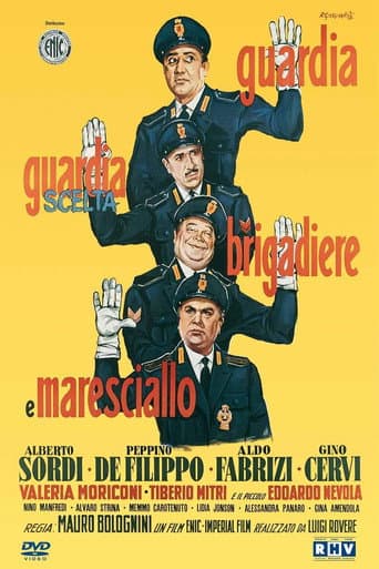 Poster for Guardia, guardia scelta, brigadiere e maresciallo