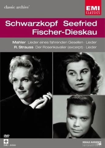 Poster for Schwarzkopf*, Seefried*, Fischer-Dieskau* – Mahler . R. Strauss