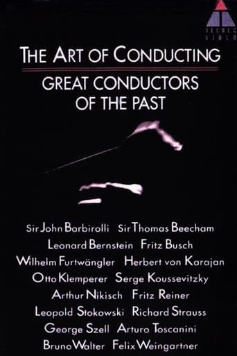 Poster for The Art of Conducting: Great Conductors of the Past