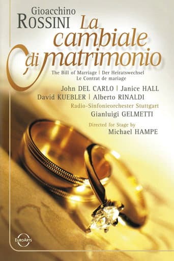 Poster for Rossini La cambiale di matrimonio