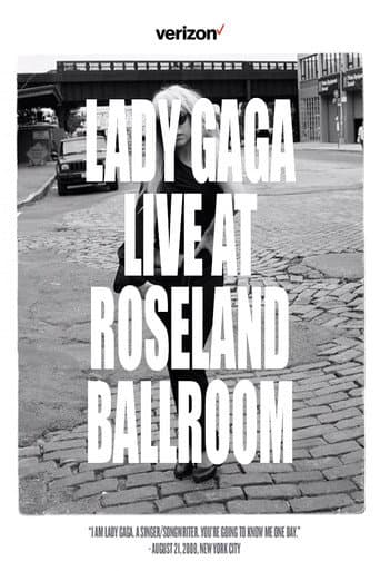 Poster for Lady Gaga Live at Roseland Ballroom