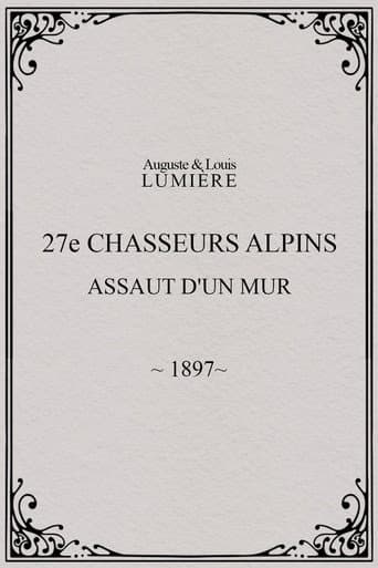 Poster for 27ème chasseurs alpins : assaut d'un mur