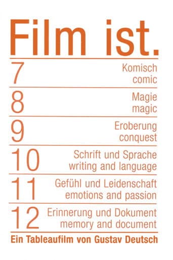 Poster for Film Is. 7-12