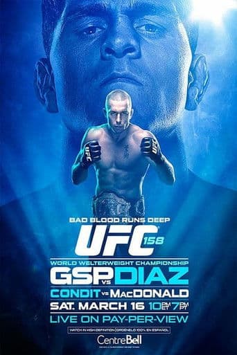 Poster for UFC 158: St-Pierre vs. Diaz