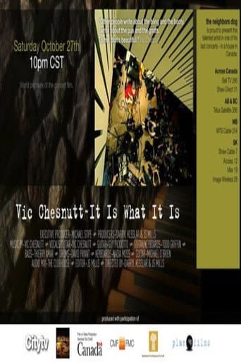 Poster for Vic Chesnutt - IT IS WHAT IT IS